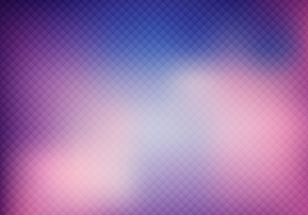 Abstract 3D purple color grid on blurred background