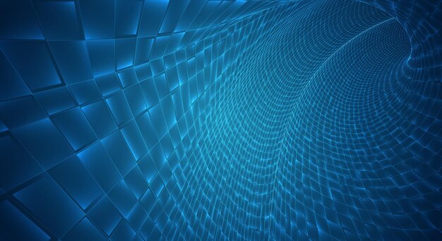 Abstract 3d vector background. space flashes, tunnel and whirlwinds.