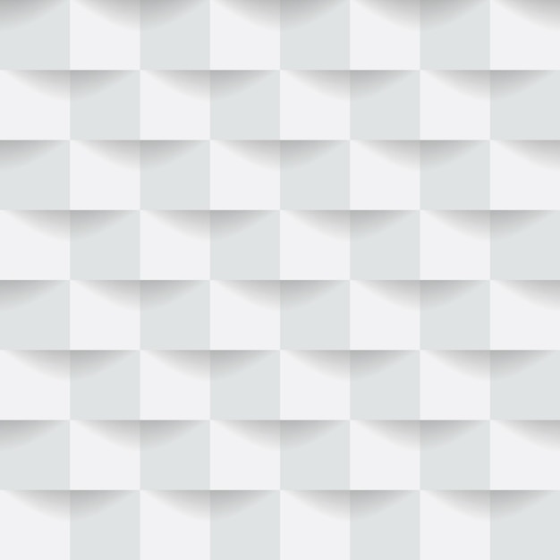 Abstract 3d white geometric background with shadow