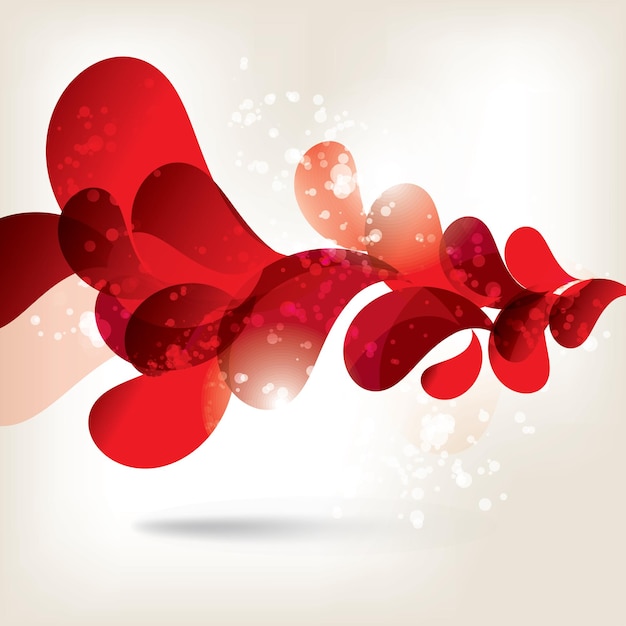 Abstract achtergrond met gekleurde elementen Abstract vector illustratie met achtergrond
