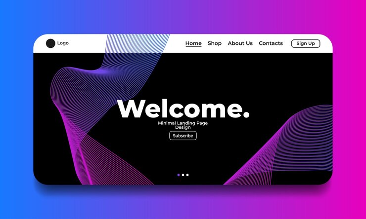 Vector abstract achtergrond modern ontwerp landing page template voor websites of appsvector