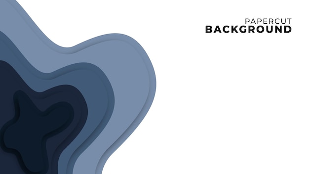 Abstract achtergrond pupercut voor uw dashboard website en landing page