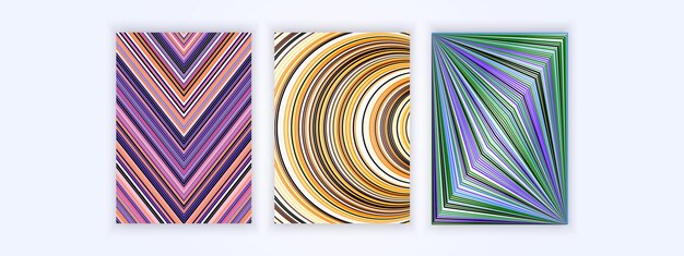 abstract achtergrondlijnpatroon kleurrijke lijnen