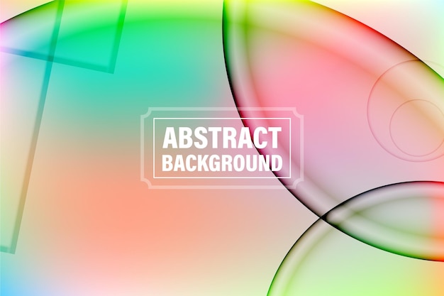abstract achtergrondontwerp met gradiëntregenboog