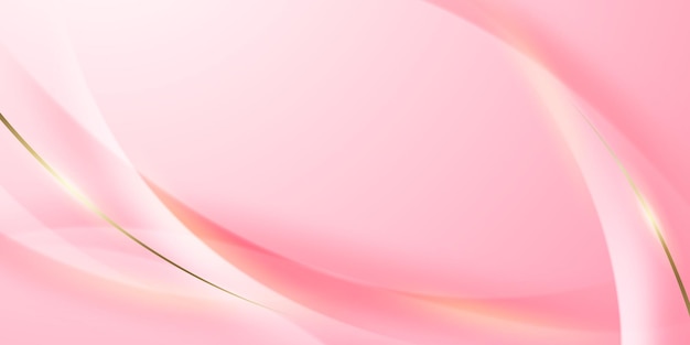 Abstract achtergrondontwerp modern roze en gouden geometrisch elementontwerp