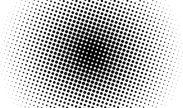 Abstract achtergrondontwerp van grunge halftone vervormde vormen