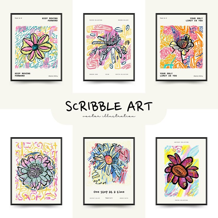 Vector abstract aesthetic posters template set modern trendy matisse paintings museum decor exhibition