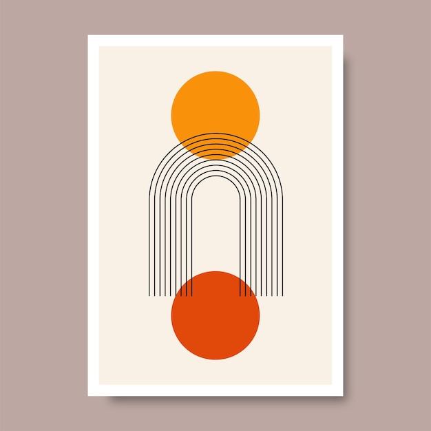 Abstract aesthetic posters