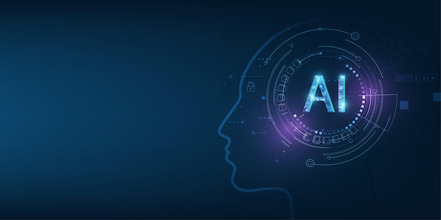 Abstract Ai System Concept On Technology Background