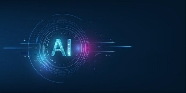 Abstract Ai System Concept On Technology Background