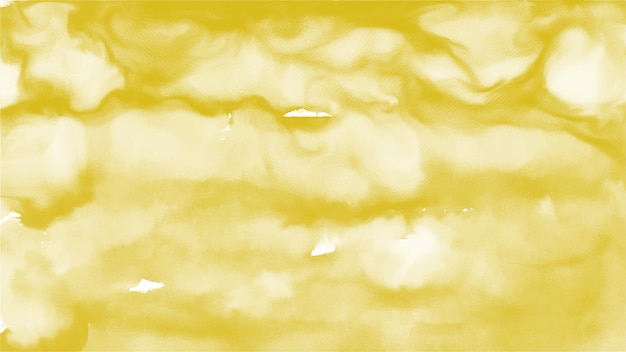 Vector abstract alcohol ink yellow watercolor background