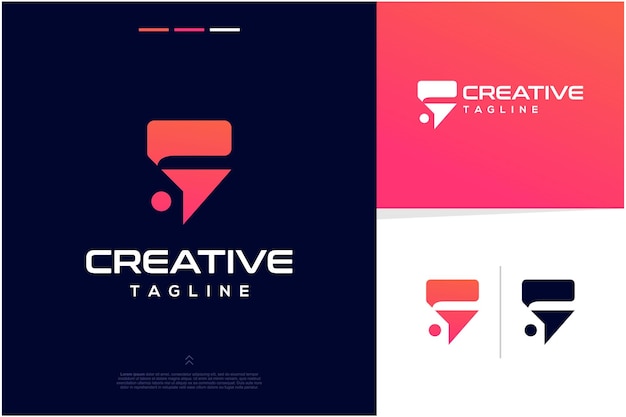 추상적 인 알파 현대적 인 미래주의적 인 글자 f 브랜드 로고 디자인 영감을위한 디자인 개념