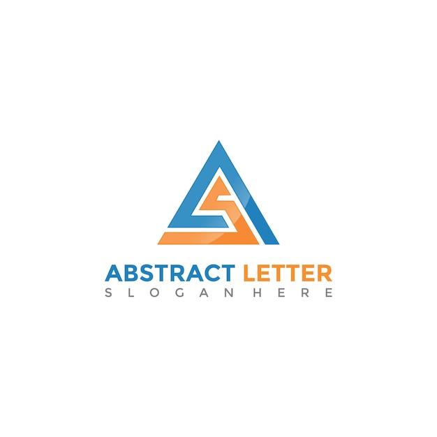 Abstract ALS brief Logo sjabloon. Vector Illustrator Eps. 10