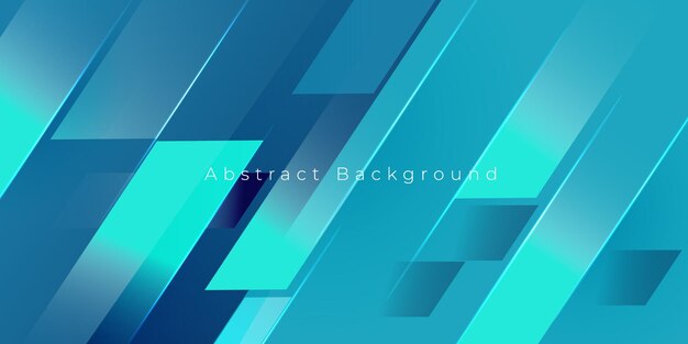 Vector abstract aqua color rectangle vector illustration