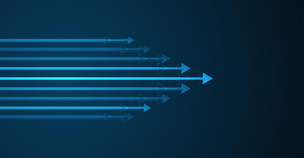 ベクトル 抽象的な矢印の方向 技術の背景