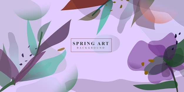 Vector abstract art background spring summer luxury gold watercolor style