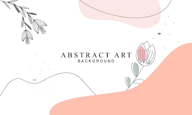 Abstract art background vector