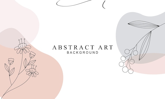 Abstract art background vector