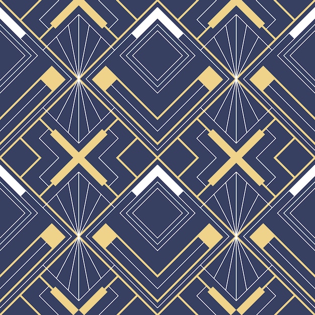 Abstract art deco geometric pattern