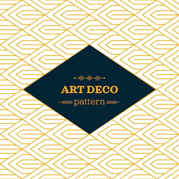 Abstract art deco pattern