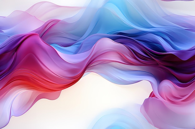 Vector abstract art design background with silky waves