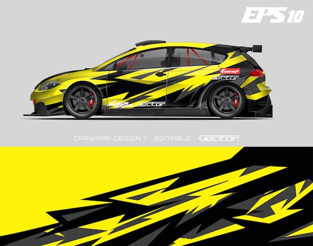 abstract autowrapontwerp modern racen achtergrondontwerp voor voertuigwrap raceautorally enz