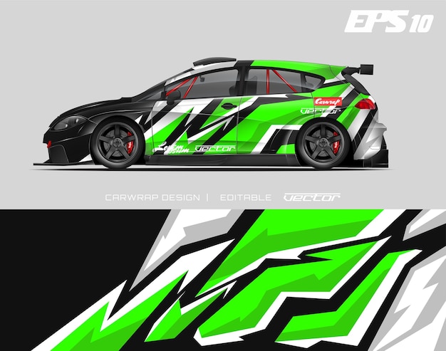 abstract autowrapontwerp modern racen achtergrondontwerp voor voertuigwrap raceautorally enz