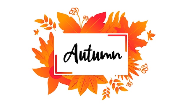 ソーシャル メディア ストーリーの抽象的な秋の背景 秋の落ち葉と黄ばんだ葉のカラフルなバナー イベント招待状の割引クーポン広告に使用