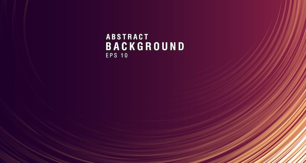 Абстрактный фон с линиями, исчезающими в перспективе в центре дизайна обложки презентации