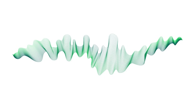 Sfondo astratto con linee sfumate d'onda