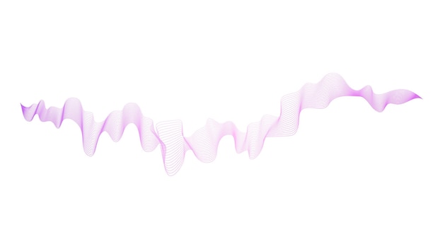 Vector abstract backdrop with wave gradient lines