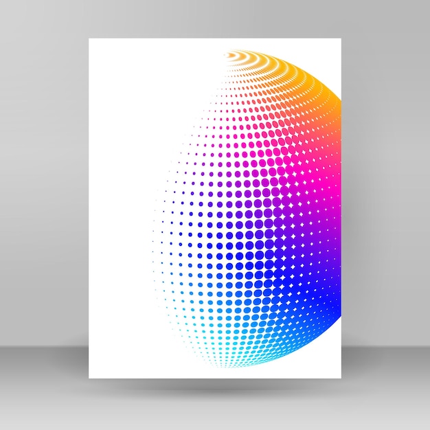 抽象的な背景広告パンフレット デザイン要素気球