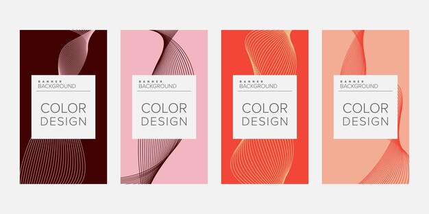 Abstract background banner vector design template banner for print or web banner with colorful