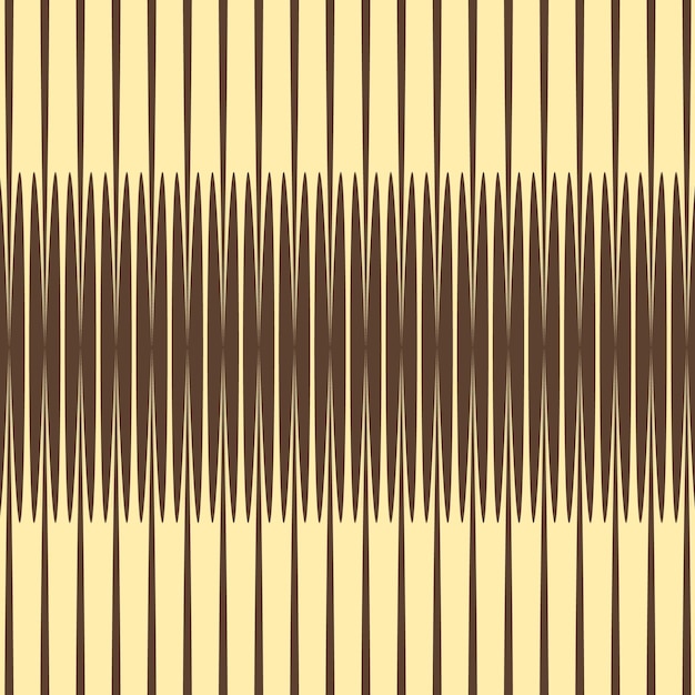 Abstract background of beige and brown vertical transformed stripes