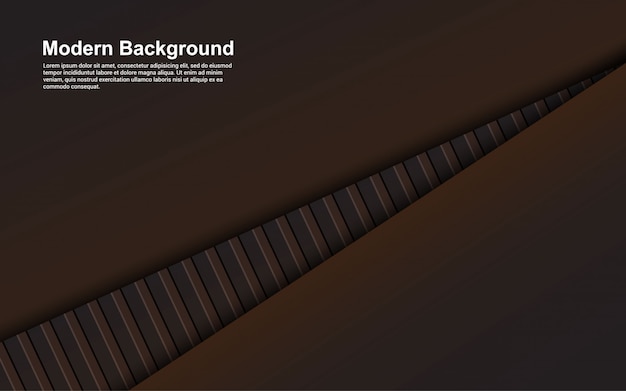  abstract background black and brown color modern design