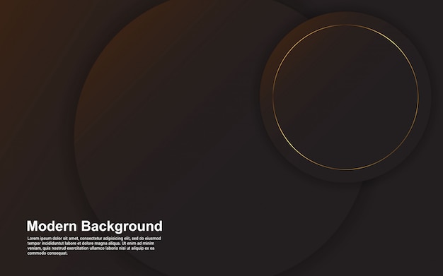 Abstract background black color modern design