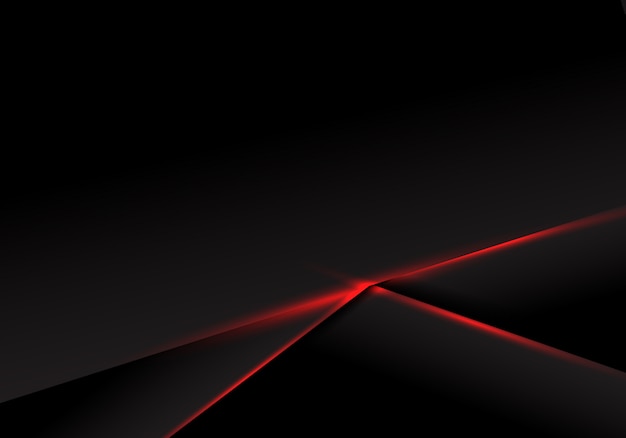 Abstract background black metallic red light