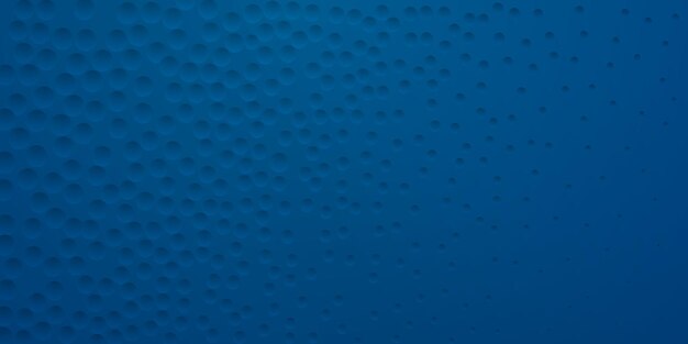 Abstract background in blue colors with many concave small circles