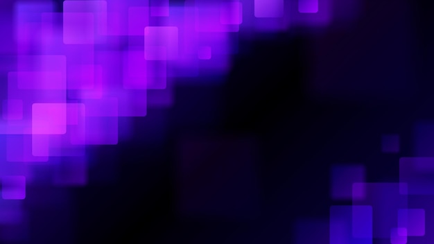 Abstract background of blurry squares in purple colors