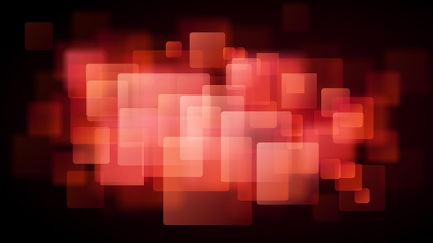 Abstract background of blurry squares in red colors