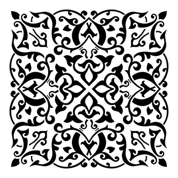 Vector abstract background. ceramic  pattern. vector