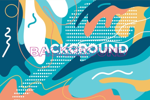 Abstract background color pop art  template