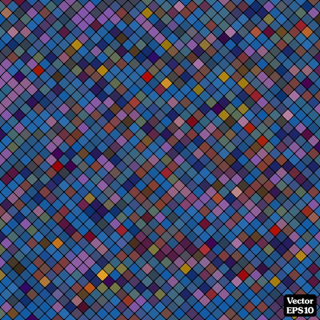 Abstract background of colored mosaic for your purposes in design