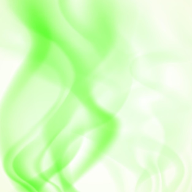 Vector abstract background of colored smoke in green colors