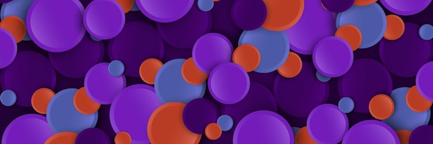 abstract background of colorful circles vector stylish effect