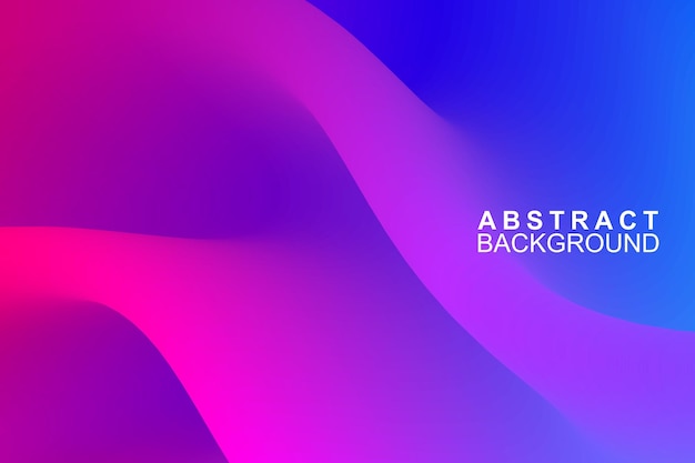 Abstract background colorful curved and fluid style