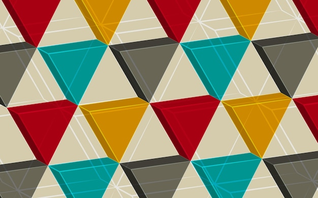 Abstract background consisting of triangles