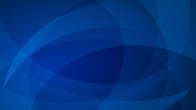 Abstract background of curved lines in blue colors