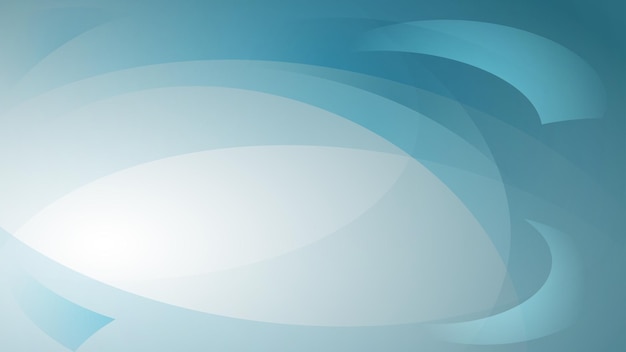 Vector abstract background of curved lines in light blue colors