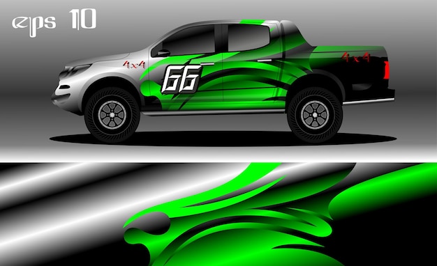 abstract background design for car wrap of 4x4 truck, rally, van, suv and other cars